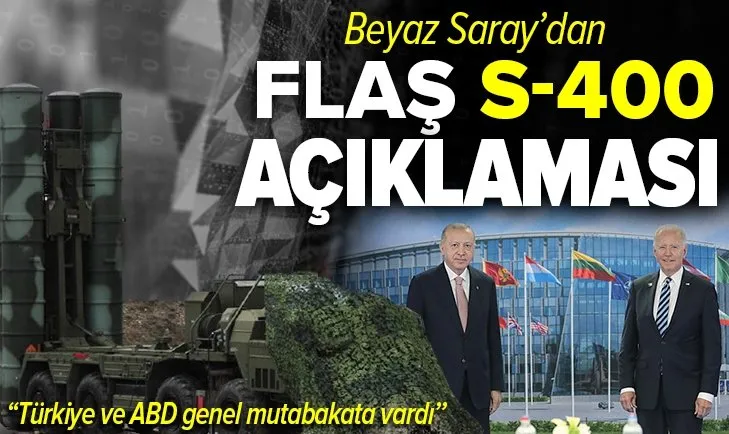 Son dakika: Beyaz Saray’dan flaş S-400 açıklaması