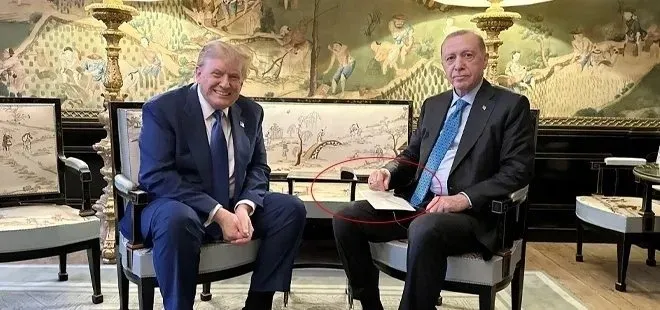 Başkan Erdoğan Trump görüşmesinde dikkat çeken detay! Zarfta ne var? Merak edilen sorunun yanıtı A Haber’de cevap buldu