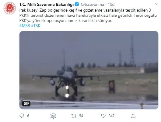 Son dakika: TSK'dan Zap bölgesine hava harekatı: 3 PKK'lı terörist öldürüldü - 1