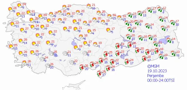 1697350458185.png Son dakika: Meteoroloji o iller için gün verdi! Toz taşınımı ve sağanak yağış birlikte geliyor! İşte illere göre güncel hava durumu... - 10