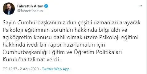 Başkan Erdoğan talimat verdi! Cumhurbaşkanlığı Eğitim ve Öğretim Politikaları Kurulu bugün toplanacak