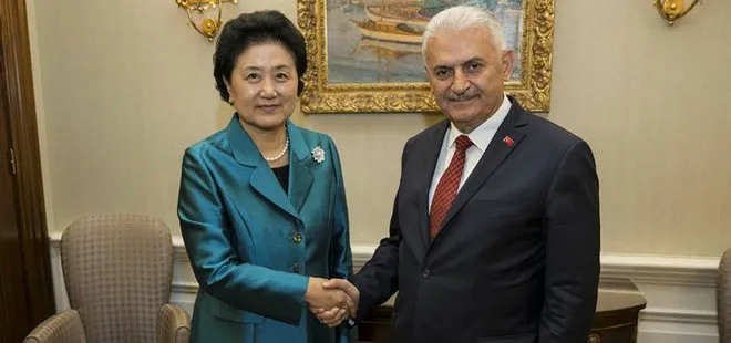 Başbakan Yıldırım, Çin Halk Cumhuriyeti Başbakan Yardımcısı Liu’yu kabul etti