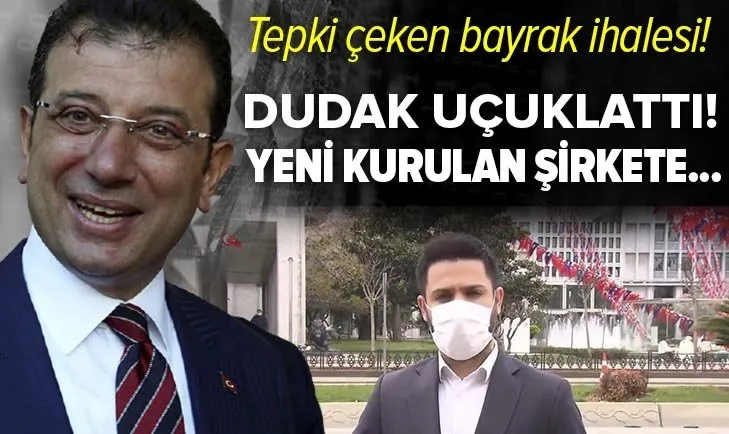 Son dakika: CHP'li İstanbul Büyükşehir Belediyesi'nden tepki çeken bayrak ihalesi! Yeni kurulan şirkete...