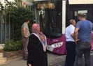 İstanbulda korku dolu anlar! Halk otobüsü iş yerine girdi | Video