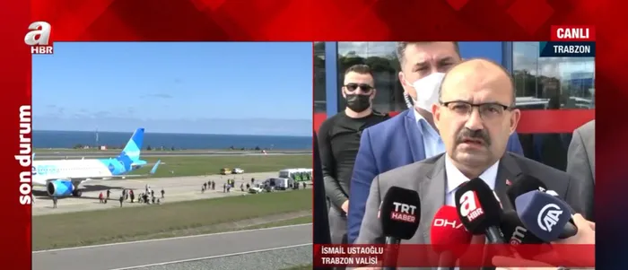 Son dakika: Trabzon Havalimanı'nda hareketli saatler! Cezire Havayolları'na ait uçakta bomba ihbarı - 5
