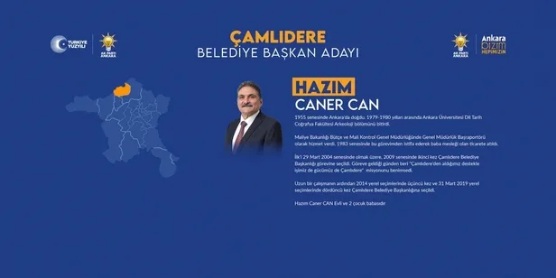 Ankara Bala, Beypazarı, Çamlıdere Belediye Başkan adayı belli oldu mu? AK Parti-MHP Cumhur İttifakı Ankara ilçe belediye başkan adayları