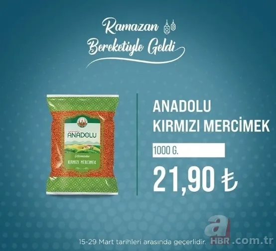 Tarım Kredi Kooperatif Market Ramazan'a özel FİYAT LİSTESİ! 20-29 Mart güncel katalog! Et fiyatları sabitlendi! Kıyma, dana kuşbaşı... 7