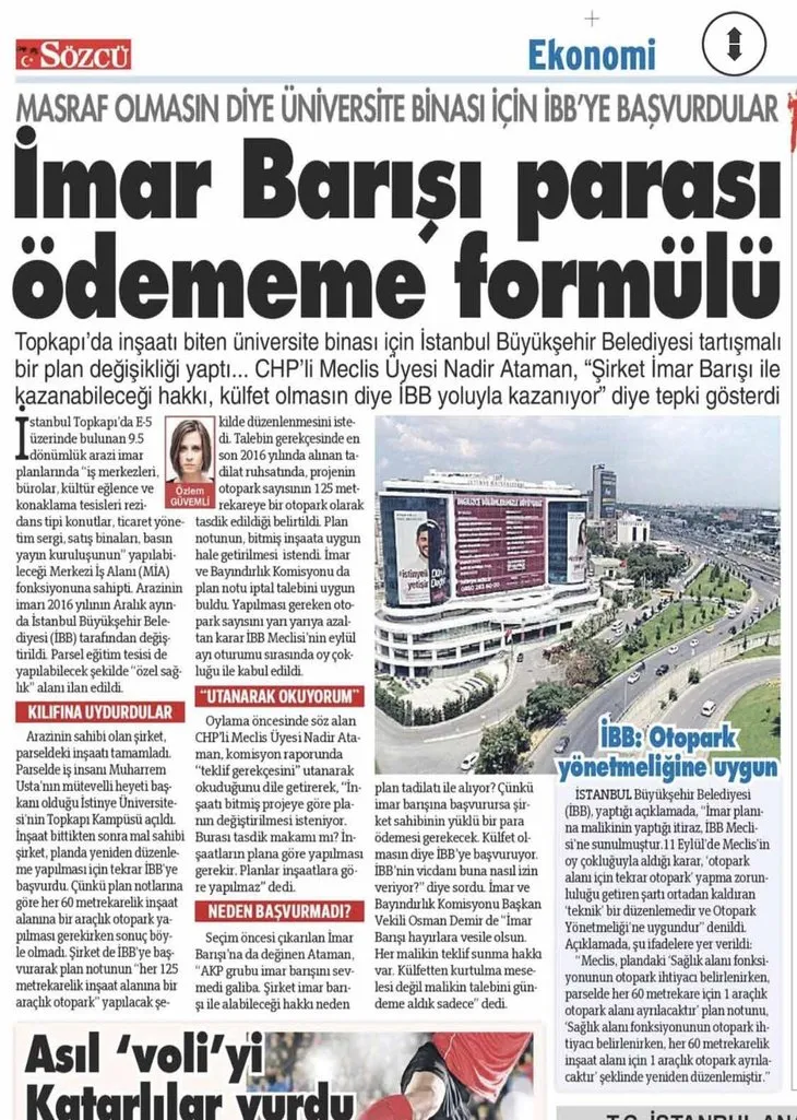 İBB'nin Basın Sözcüsü Nadir Ataman, Sözcü'nün damadı çıktı! Halk Ekmek skandalının arkasında o mu var?