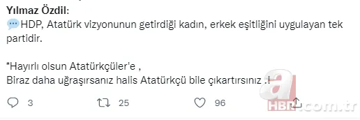 Sözcü yazarı Yılmaz Özdil bildiğiniz gibi! Terör örgütünün siyasi şubesi HDP'yi öve öve bitiremedi 6