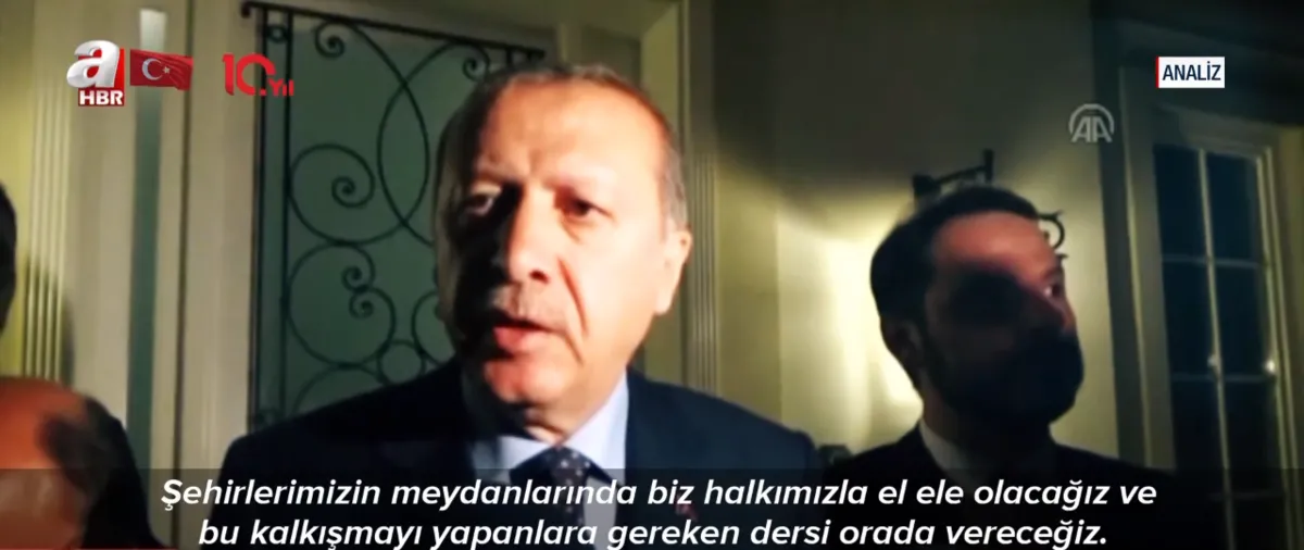 Başkan Erdoğan tarihi çağrıyı A Haber'den yaptı: Biz ölümüne, siz dik durun yeter! - 1