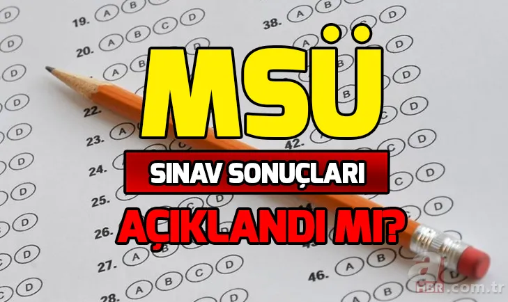 personeltemin.msb.gov.tr giriş: MSÜ sınav sonuçları açıklandı mı? MSÜ sınav sonuçları nasıl öğrenilir? 1