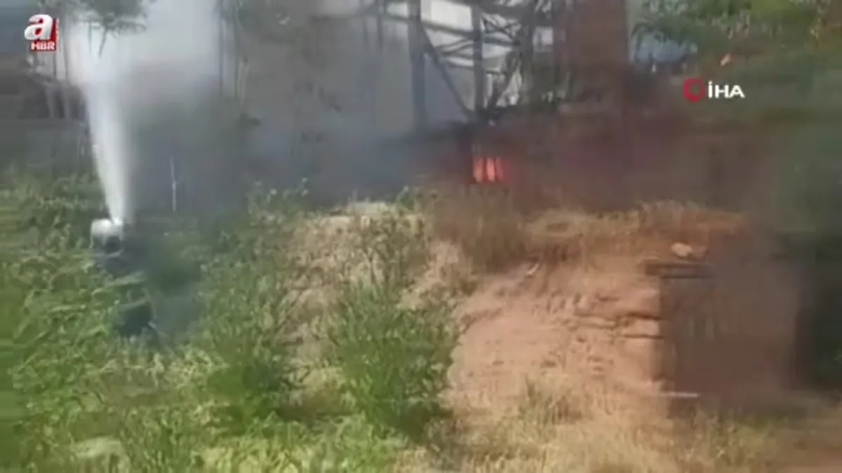 Bilecik'te 3 katlı metruk evde yangın