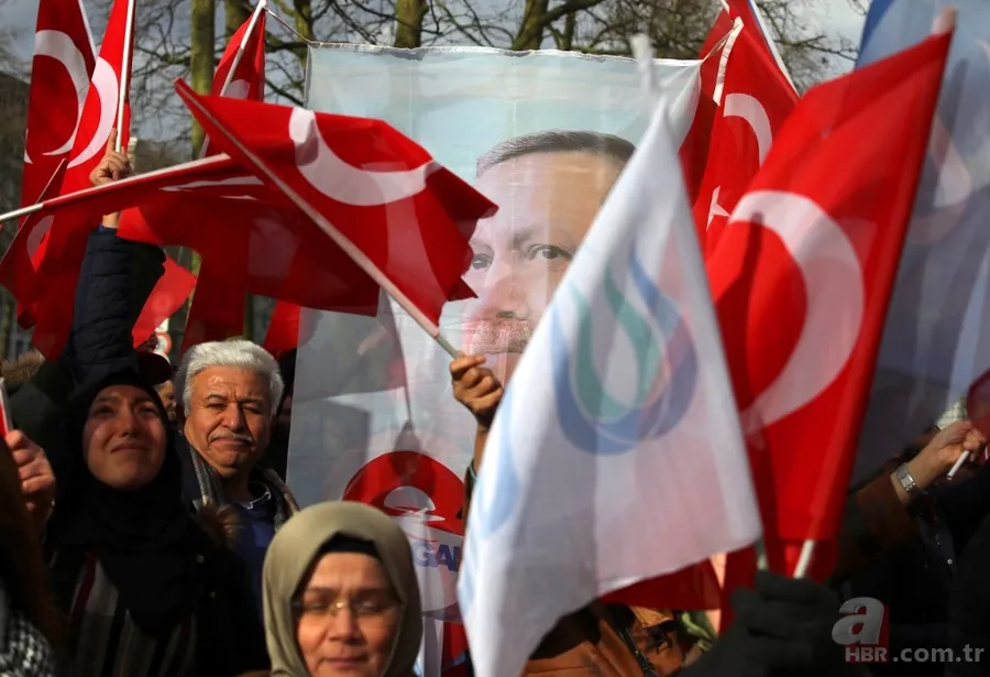 Başkan Erdoğan'a Belçika'da coşkulu karşılama 14