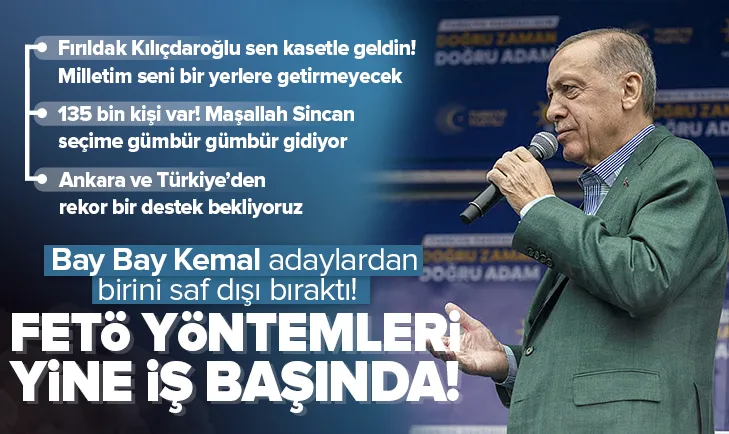 Başkan Erdoğan: FETÖ yöntemleri yine iş başında!