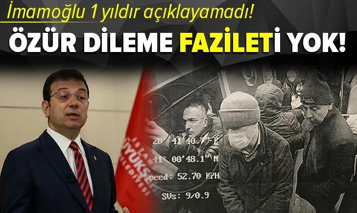 Fazilet Durağı yalancılarının başı Ekrem İmamoğlu, 1 senedir milletten özür dilemedi!