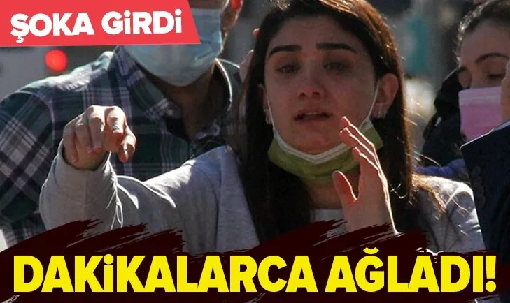 Adana’da cipiyle motosiklet sürücüsüne çarpan kadın sürücü soka girip dakikalarca ağladı