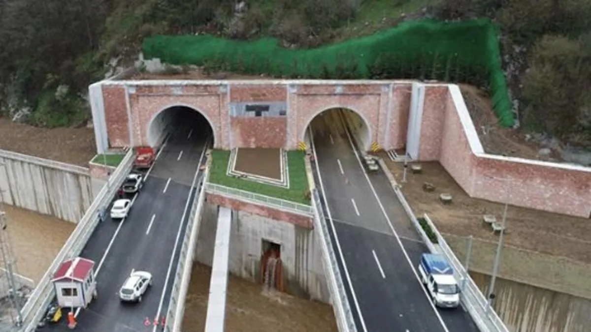 Zigana Tüneli 1 yaşında