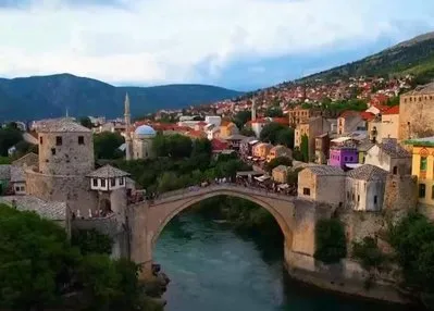 Tarihçe Bosna Hersek’in tarihi şehri Mostar’da