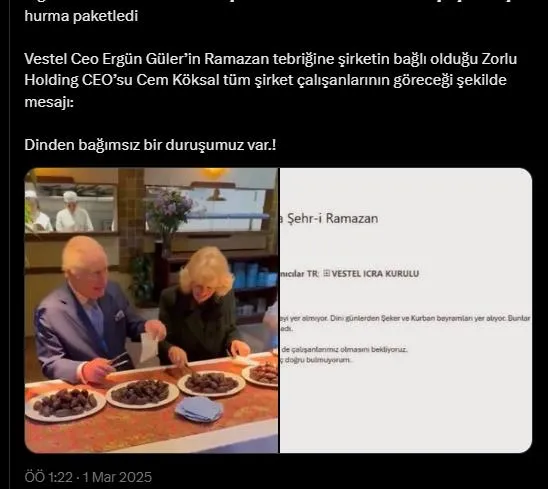 zorlu-holding-ceosundan-skandal-ramazan-tebrigine-akilalmaz-tepki-dinden-bagimsiz-bir-durusumuz-var-1740781367337.jpeg (Foto: ahaber.com.tr ekran görüntüsü)