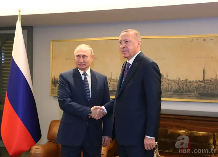 Başkan Erdoğan - Putin görüşmesinden ilk kareler