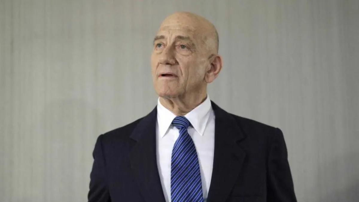 Eski başbakan Olmert'den İsrail’e: Refah planı toplama kampı gibi