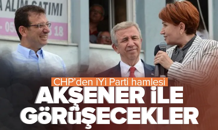 Yavaş ve İmamoğlu Akşener ile görüşecekler