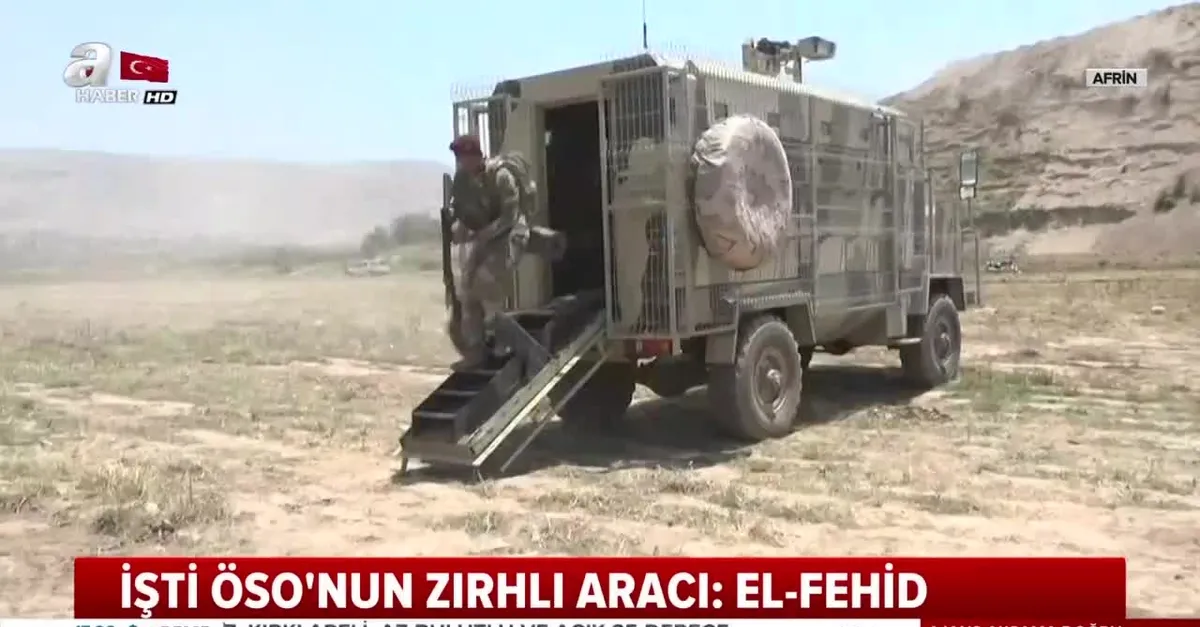 İşte ÖSO'nun zırhlı aracı: El Fehd
