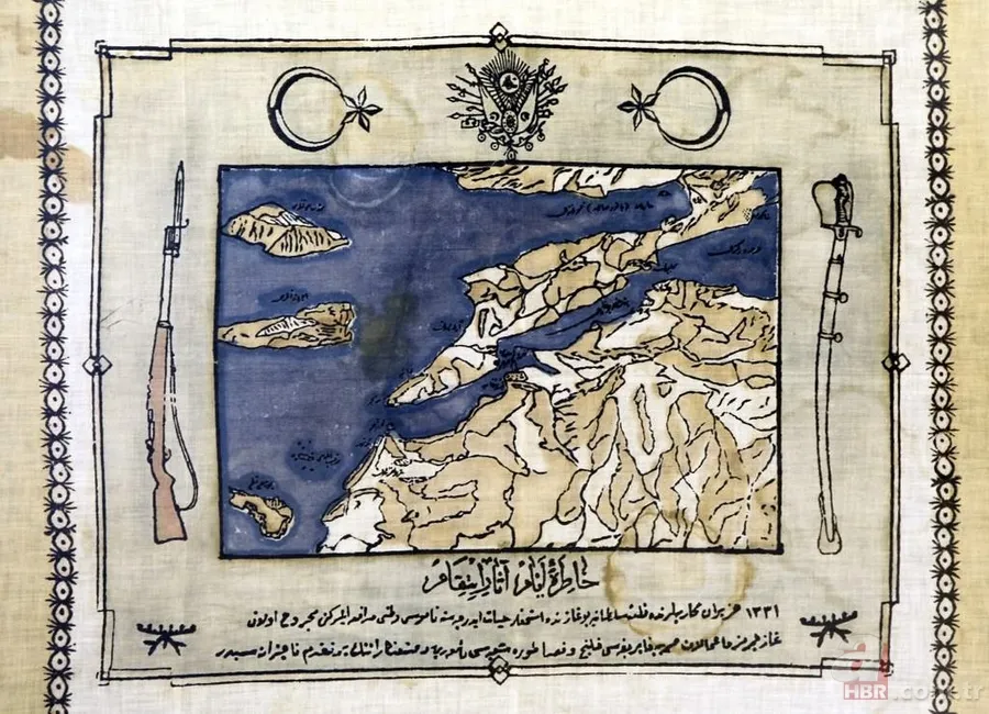 Mendilde kalan işgal bayrağı 6