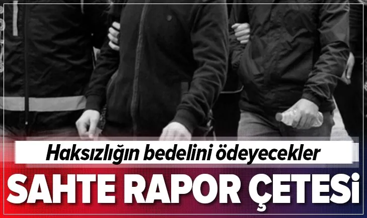 Sahte engelli raporlarıyla dolandırmaya çalıştılar! 21 kişi hakkında soruşturma başlatıldı