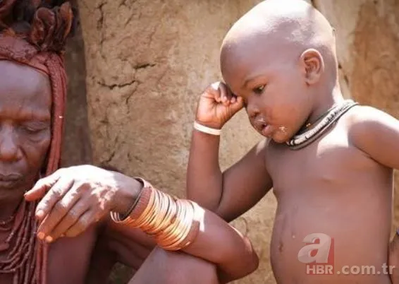 Dünyanın en ilginç kabilesi! Himba kabilesinin kadınları hamile kalmak için... 4