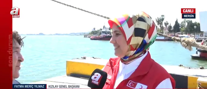 Türkiye'den Gazze'ye yeni yardım sevkiyatı! Yardımlar içeriye girebiliyor mu? Kızılay Genel Başkanı Fatma Meriç Yılmaz A Haber'de anlattı - 4