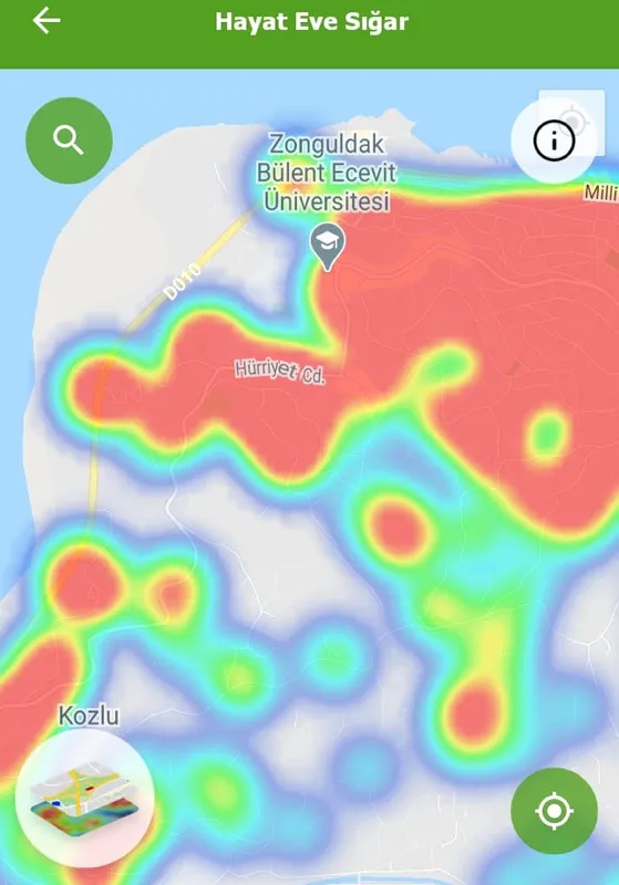 Zonguldak'ta günlük vaka sayısı 800'e ulaştı! Risk haritasında korkutan görüntü - 1