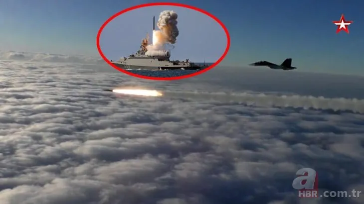 Resmi televizyon duyurdu! Rus savaş gemileri ateş açtı