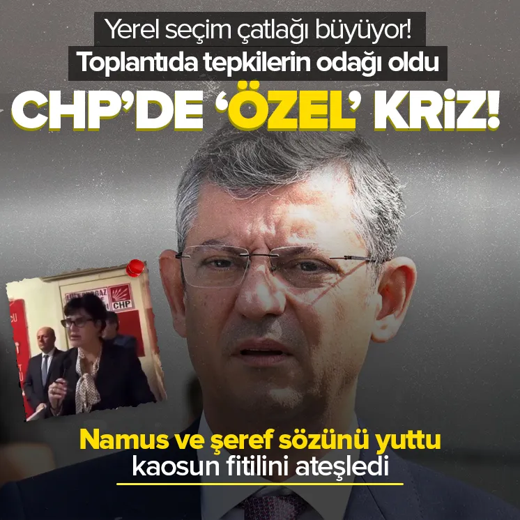 Namus ve şeref sözünü yuttu CHP’de kriz çıkardı