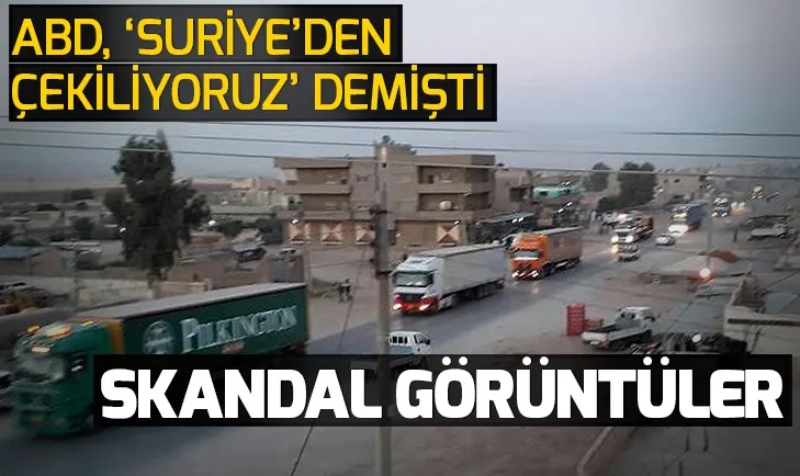 Son dakika: ABD Suriyeden çekiliyorum demişti! Skandal görüntüler geldi