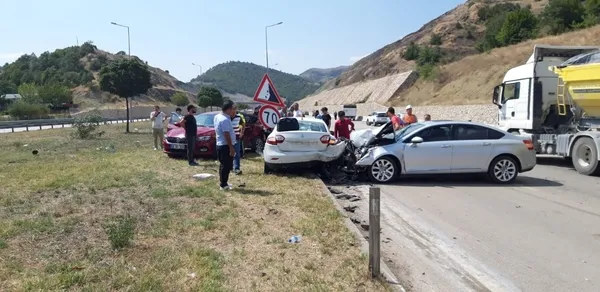 Amasya'da zincirleme trafik kazası! Yaralılar var - 2