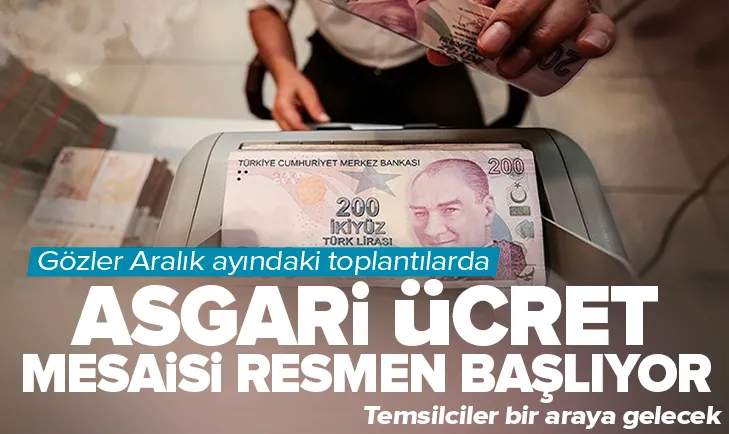 Asgari ücret mesaisi başlıyor!