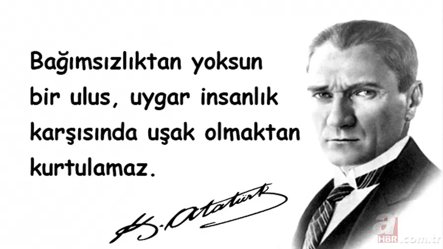 29 Ekim en güzel Atatürk fotoğrafları! 29 Ekim Cumhuriyet Bayramı en yeni yazılı Atatürk resimleri! 1