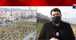 İzmir kırmızıya döndü