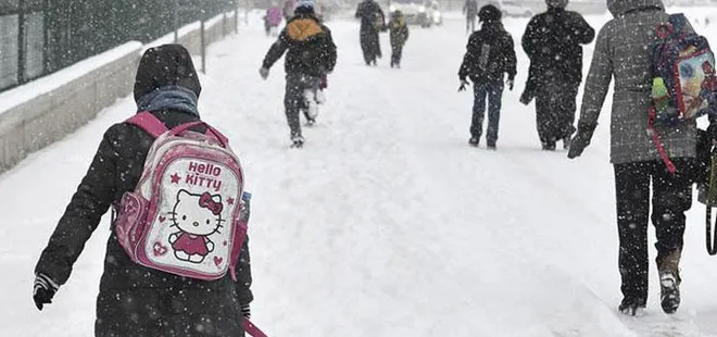 Konya'da eğitime kar engeli