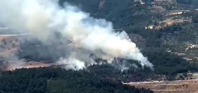 Manisa Soma'da orman yangını! Kontrol altına alındı