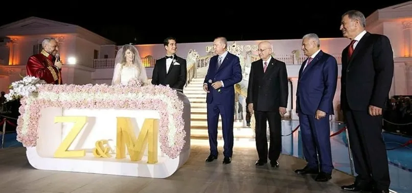 Cumhurbaşkanı Erdoğan nikah şahidi oldu