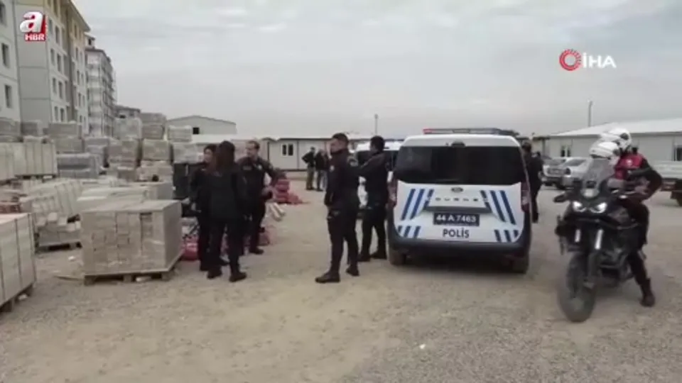 Malatya’da şantiyede sopalı-bıçaklı kavga