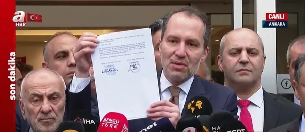 Yeniden Refah Partisi Cumhur İttifakı’nda! Genel Başkan Fatih Erbakan’dan son dakika açıklamaları