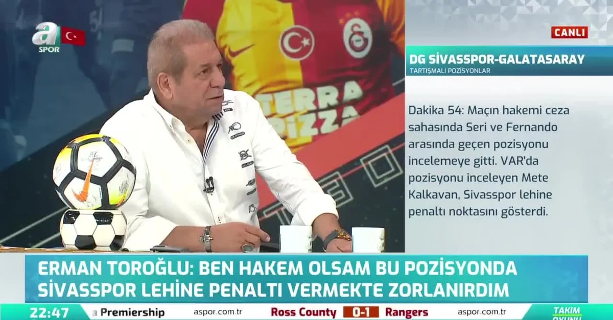 ​Sivasspor lehine verilen penaltı kararı doğru mu? Erman Toroğlu açıkladı