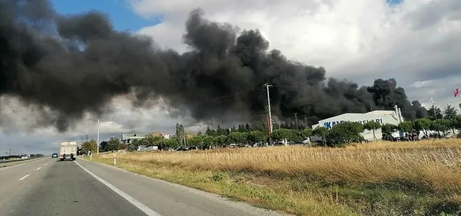 Son dakika: İstanbul’un Silivri ilçesindeki bir fabrikada yangın çıktı