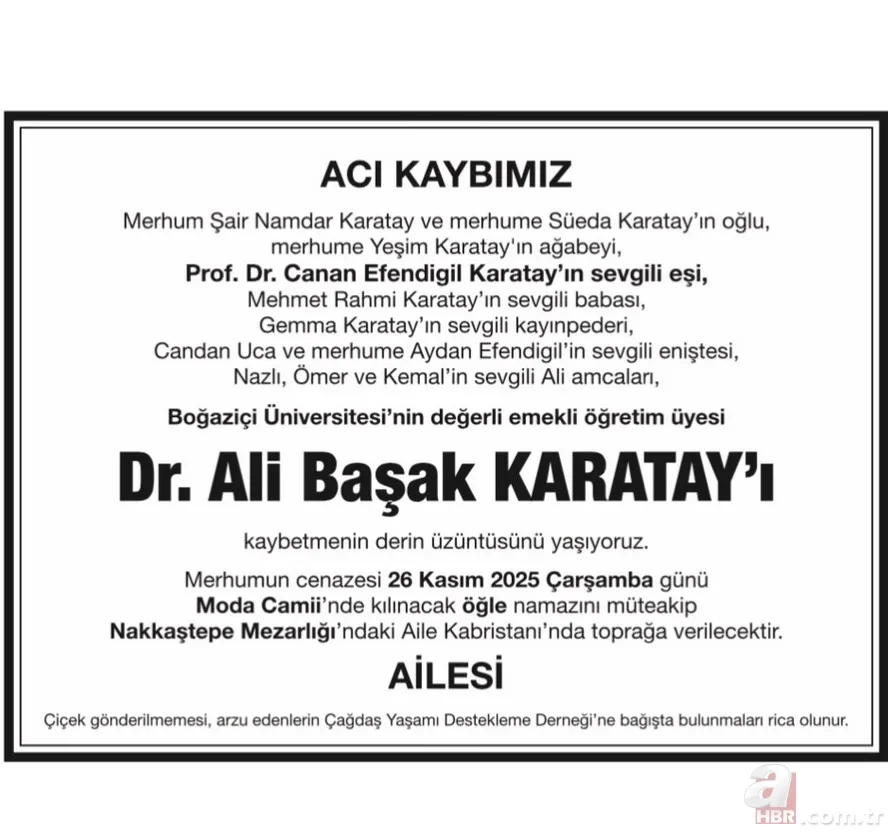 Canan Karatay'ın acı günü: 46 yıllık eşi Ali Başak Karatay hayatını kaybetti 3