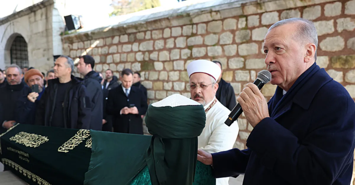 Başkan Erdoğan Yağcıoğlu'nun cenazesinde!