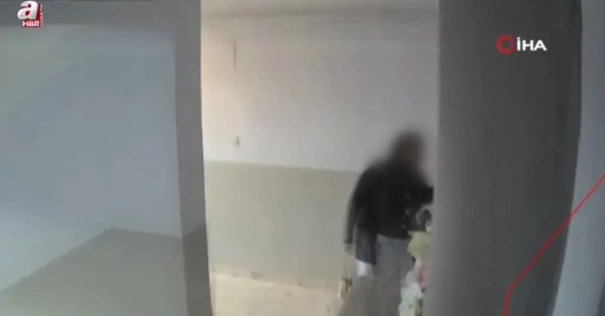 Zillere basıp kamerayı görünce göbek attı