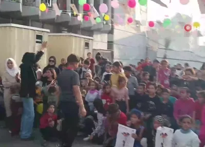 Gazze’de Çocuk Sinema Festivali düzenlendi